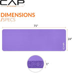 CAP Barbell 1-Inch High Density Exercise Yoga Mat - Image 4