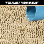 H.VERSAILTEX Microfiber Bath Rugs Chenille Floor Mat Ultra Soft Washable - Image 5