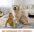 6x9 Ft Large Shag Kids Colorful Rug - Image 6