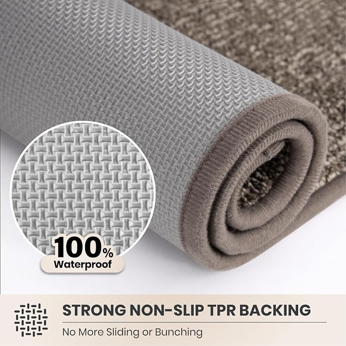PURRUGS Dirt Trapping Door Mat 24" x 59", Non-Slip Machine Washable Entry Rug - Image 5