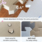 MioTetto Baby Play Mat, Comfortable Playtime Mat – Portable Foam Floor Tiles - Image 4