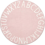 Topotdor Round Kids Play Rug Alphabet Nursery Area Rug Extra Large Soft by Topotdor
