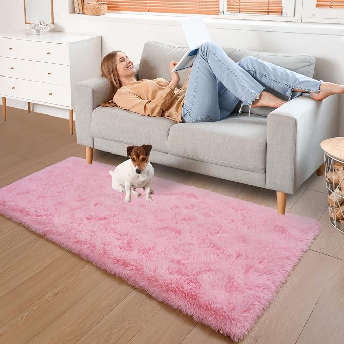 YJ.GWL Soft Area Rugs Fluffy Runner Rug - Image 2