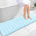 OLANLY Memory Foam Long Bathroom Rugs Runner 59x20, Super Soft Absorbent Bath by OLANLY
