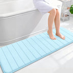 OLANLY Memory Foam Long Bathroom Rugs Runner 59x20, Super Soft Absorbent Bath by OLANLY