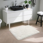 White Fluffy Rug for Bedroom Living Room, 2x3 Small White Area Rug Furry Throw - Image 7