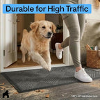 GORILLA GRIP 100% Waterproof All-Season WeatherMAX Doormat US Designed Natural - Image 7