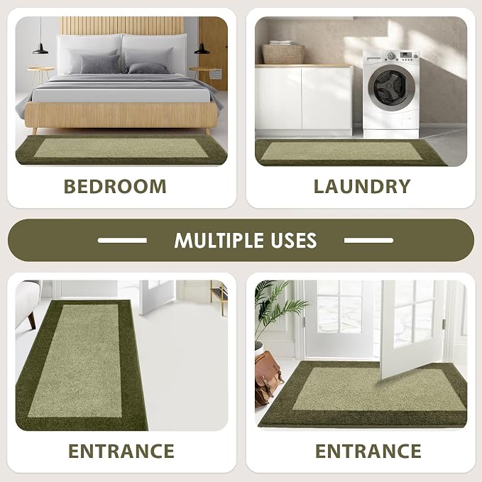 Machine Washable Throw Rug 24" x 36", Non Slip Kitchen Mat - Image 4