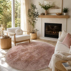 EasyJoy Faux Sheepskin Rug, Fluffy Faux Fur Rug, Ultra Soft Shag Area Rug - Image 4