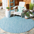 SAFAVIEH Outdoor Round Rug 6'7" by Unknown