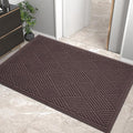 HIYARD Sturdy Front Door Mat, Absorbent Muddy Dirt Resist Welcome Door Mats by HIYARD