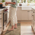 GENIMO Kitchen Mats for Floor, Washable Absorbent Runner Rugs for Kitchen by GENIMO