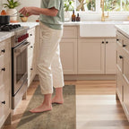 GENIMO Kitchen Mats for Floor, Washable Absorbent Runner Rugs for Kitchen by GENIMO