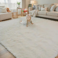 8x10 Area Rugs for Living Room Bedroom, Large Area Rug Shaggy Carpet Soft Plush by Junhejiamei