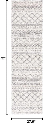 SAFAVIEH Arizona Shag Collection Runner Rug - Image 2