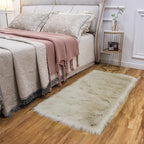 EasyJoy Ultra Soft Fluffy Shaggy Area Rug Faux Fur Rug Chair Cover Seat Pad - Image 3