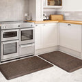 KMAT 2PCS Kitchen Mat Cushioned Anti-Fatigue Floor Mat, Waterproof Non-Slip by KMAT