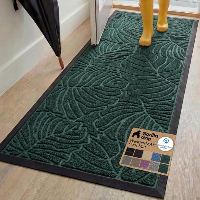 GORILLA GRIP 100% Waterproof All-Season WeatherMAX Doormat, US Designed Natural by Unknown