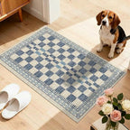 GarveeHome 2x3 Small Rug for Kitchen Modern Checkered Area Rug for Bathroom - Image 6
