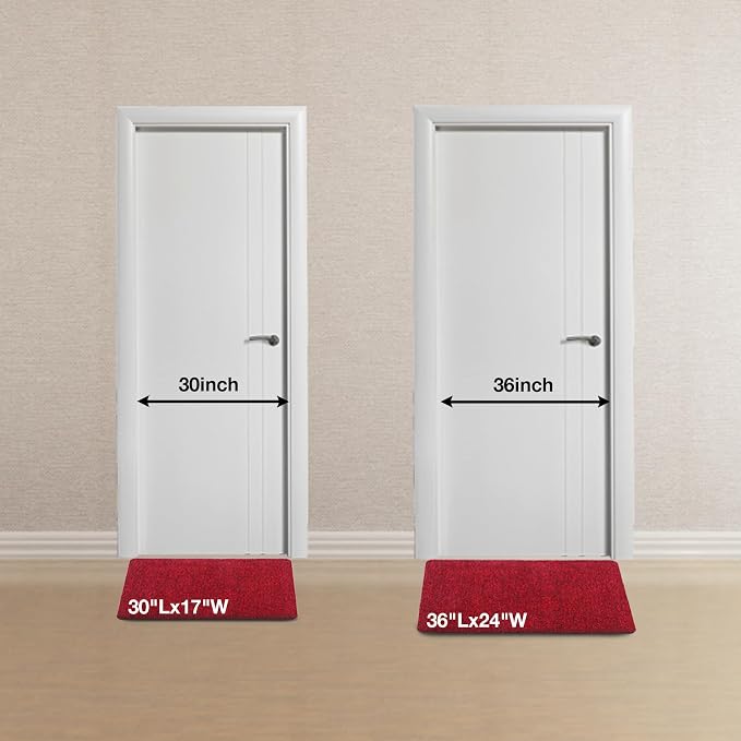 Indoor Ultra Thin Doormat, Low Profile Inside Doormats, Non Slip Rubber Backing - Image 2