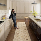 Machine Washable Hallway Runner Rug: 2'x6' Kitchen Rugs Stain Resistant Non - Image 7