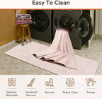 BESTSWEETIE Area Rug 9x12 Rug Machine Washable Non-Slip Low Pile Print Pattern - Image 4
