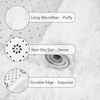 Chicrug Soft Runner Rug for Bedroom Living Room Plush Fluffy Rug 2x10 Feet - Image 7