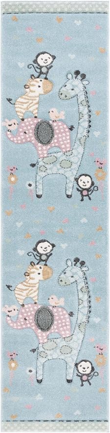 SAFAVIEH Carousel Kids 100 Collection Runner Rug - Image 3