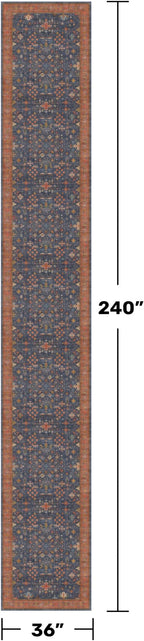Hazo Haus Washable 3x20 Extra Long Hallway Runner Rug, Non-Slip Stain & Fade - Image 2
