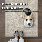 KILOCOCO Hallway Runner 2x6 Kitchen Runner Rug Printed Vintage Floral Washable - Image 5