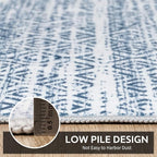 Small Area Rug-2x3 Entryway Rug Non Slip Washable Low Pile Indoor Door Mat - Image 4