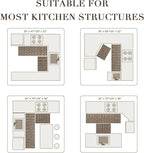 Kitchen Rugs Sets of 2-Non Slip Kitchen Mats - Image 5