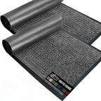 GORILLA GRIP Waterproof Traffic Guard Door Mat, 2 Pack Heavy Duty Entryway Mats by Unknown