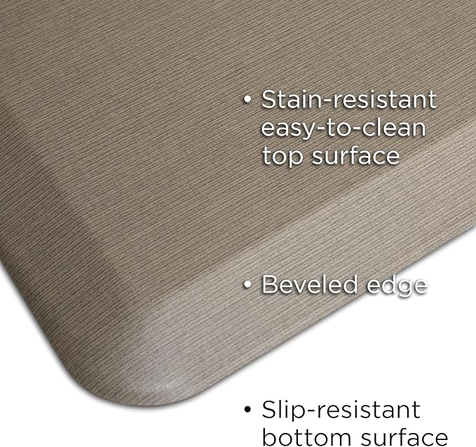 NewLife by GelPro Anti-Fatigue Designer Comfort Kitchen Floor Mat, Grasscloth - Image 8