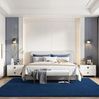 Amearea Large Modern Area Rugs for Bedroom Living Room, 5x8 Feet Navy Blue - Image 8