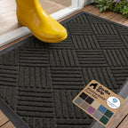 GORILLA GRIP 100% Waterproof All-Season WeatherMAX Doormat US Designed Natural by Unknown