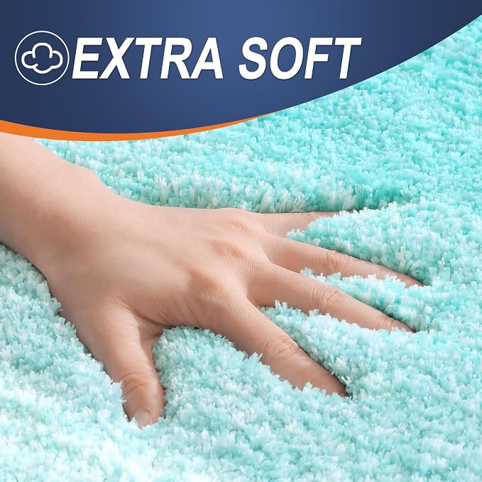 OLANLY Bathroom Rugs Mat 30x20, Extra Soft Absorbent Microfiber Bath Rugs - Image 3