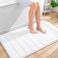 OLANLY Memory Foam Bath Mat 40x24, Super Soft Absorbent Bathroom Rugs, Quick Dry by OLANLY