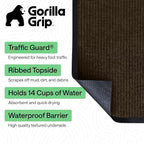 GORILLA GRIP Waterproof Traffic Guard Door Mat, Heavy Duty Entryway Mats - Image 2