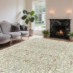 4x6 Area Rug for Bedroom Beside Rug, Laundry Room, Washable Non-Slip Low Pile - Image 3