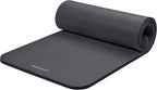 Retrospec Solana Yoga Mat 1" Thick w/Nylon Strap by Retrospec