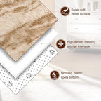 TWINNIS Super Soft Shaggy Rugs Fluffy Carpets, 6x9 Feet, Indoor Modern Plush - Image 2
