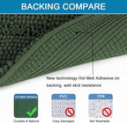H.VERSAILTEX Bathroom Rugs Bath Rug Set 2 Piece Bathroom Contour Rug Toilet Mat - Image 4