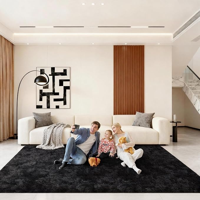 6x9 Area Rugs for Living Room, Large Fluffy Rugs for Bedroom, Fuzzy Shag Soft - Image 6