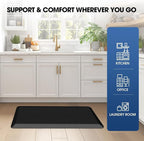 Mattitude Kitchen Mat Cushioned Anti-Fatigue Floor Mat Water Resistant Non-Slip - Image 7