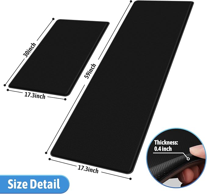 StepLively Kitchen Mat, Cushioned Kitchen Mats - Image 2