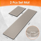 TranquilRelax 2-Piece Anti-Fatigue Kitchen Mats, Cushioned Non-Slip Waterproof - Image 2