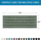 H.VERSAILTEX Bathroom Rugs Bath Mat Runner Rug Non Slip Kitchen Rug Extra Long - Image 2