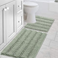 H.VERSAILTEX Bathroom Rugs Bath Rug Set 2 Piece Bathroom Contour Rug Toilet Mat by HVERSAILTEX