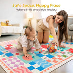 4x6 Washable Kid Bedroom Rug for Girls, Soft Non-Slip Toddler Playroom Carpet - Image 4